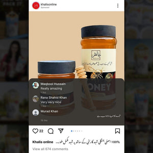 Pure Wild Organic Honey - Khalis Online