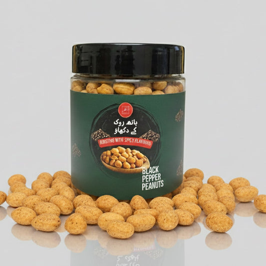 Black Pepper Peanuts Zesty & Aromatic Snack