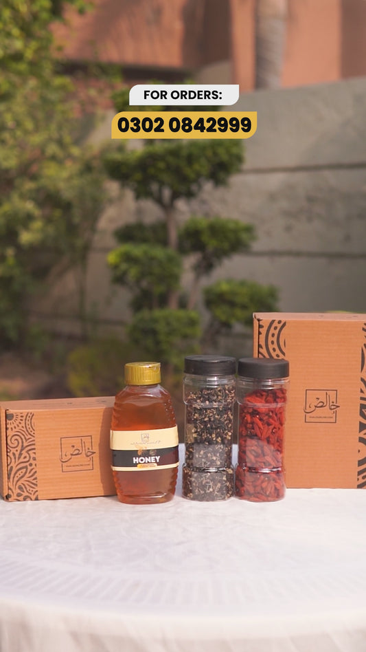 Immunity Booster Pack - Honey + Goji Berries - Save PKR 1250!